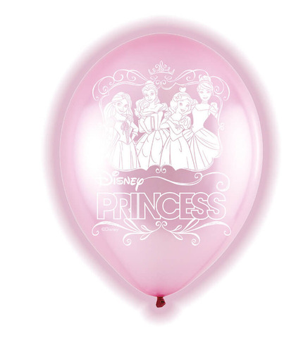 5 Ballons LED Princesse Disney Princesses Disney 9903706 : Festizy